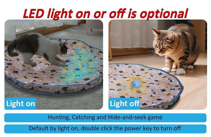 Interactive Cat Ball Rolling Hide Seek Motion Toy