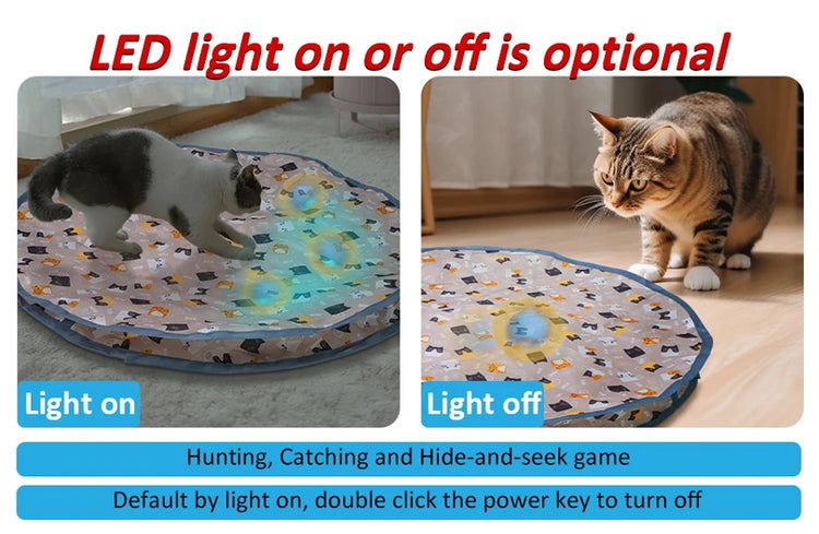 Interactive Cat Ball Rolling Hide Seek Motion Toy