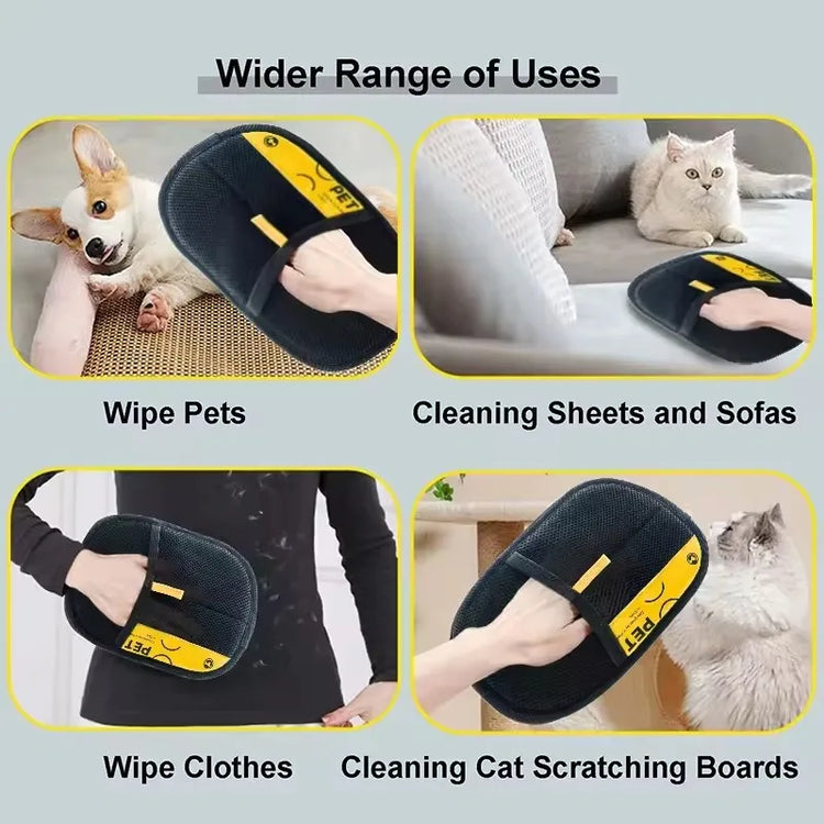 Pet Hair Remover Gloves Electrostatic Reusable Grooming