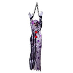Halloween Decorations Electric Voice-activated Hanging Ghost Clown Hanging Ghost Haunted House Horror Decoration Props