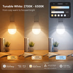 Matter WiFi E27 Smart LED Light Bulbs Dimmable RGB+2700K-6500K Lamp Work With Ewelink Apple Home Alexa Google Home Yandex Alice