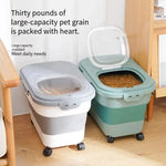 Collapsible Cat Dog Food Storage Container Airtight Box
