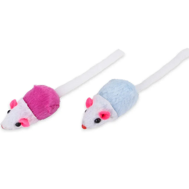 22 Pack Cat Toys Interactive Set Sisal Mouse Bell