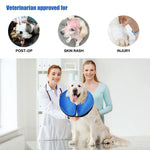 Inflatable Dog Recovery Collar Soft Protective Blow Up