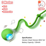 Interactive Cat Ball Rolling Hide Seek Motion Toy