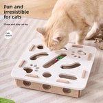 Cat Puzzle Toy Felt Box Exercise Ball Indoor Hunting