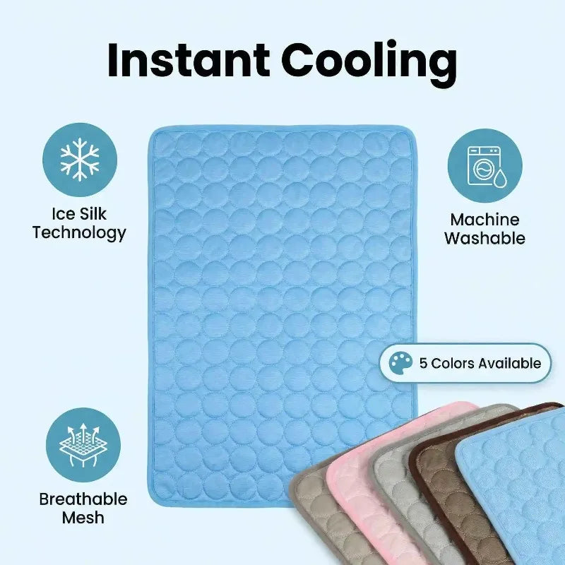 Dog Cooling Ice Bed Mat Summer Cold Pet Bed Cool