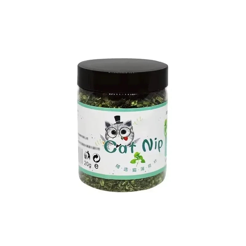 Natural Catnip Grass Mint Interactive Cat Toy Set