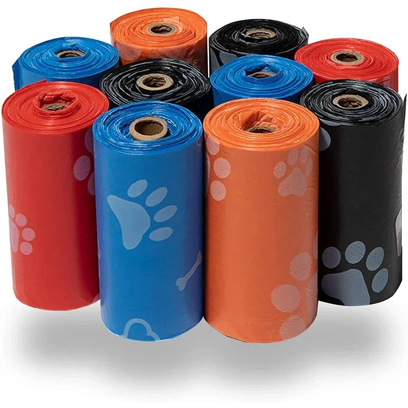 120 Rolls Dog Poop Bags Outdoor Clean Refill Garbage