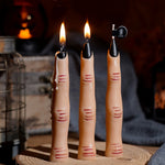 Halloween Aromatherapy Candles Spooky Skull Bone Fingers Pumpkin Candle 3D Flame Candles Festival Home Decoration Gifts
