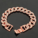 Dog Gold Chain Luxury Diamond Collar Metal Necklace