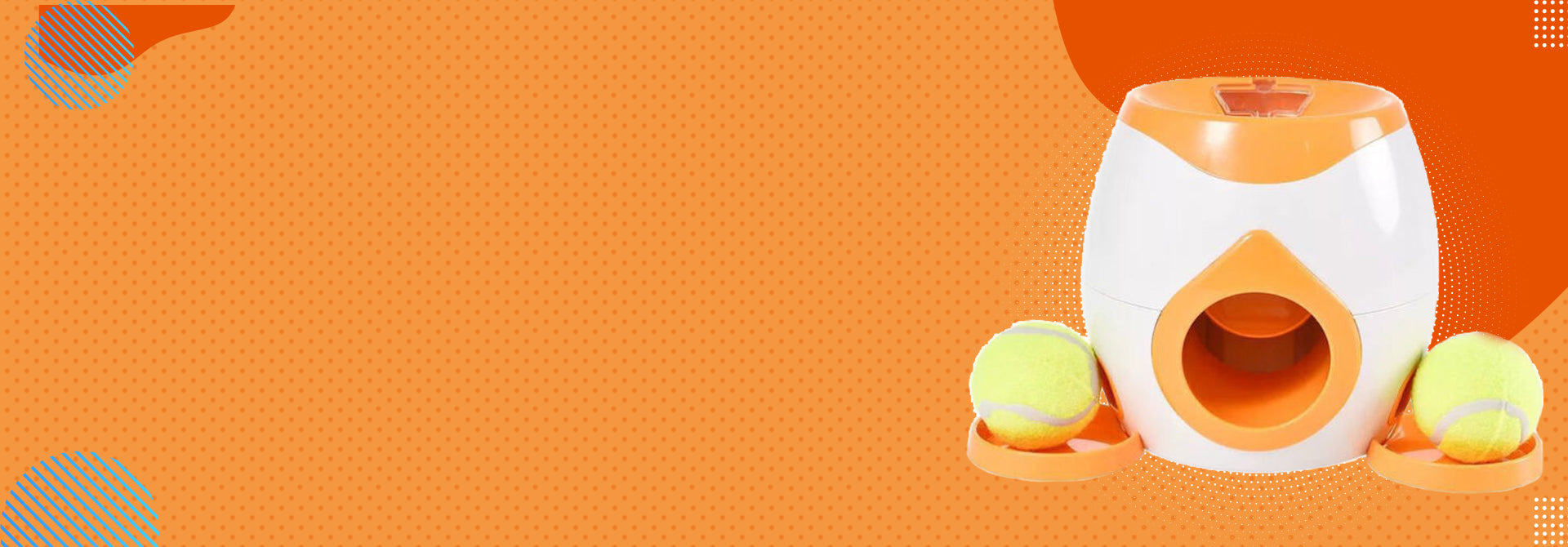 Automatic Dog Ball Launcher & Feeder